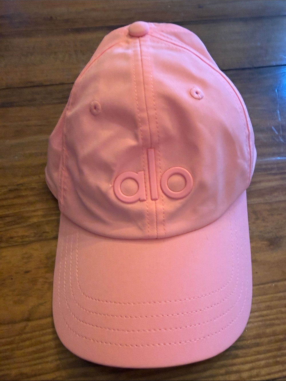 ALO Yoga Pink Kids Logo Cap